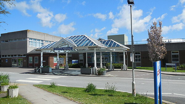 Josh outside the DGH