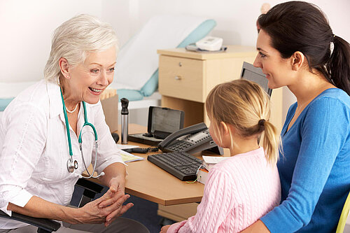 GP with child and parent