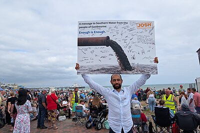 Eastbourne MP with Petition